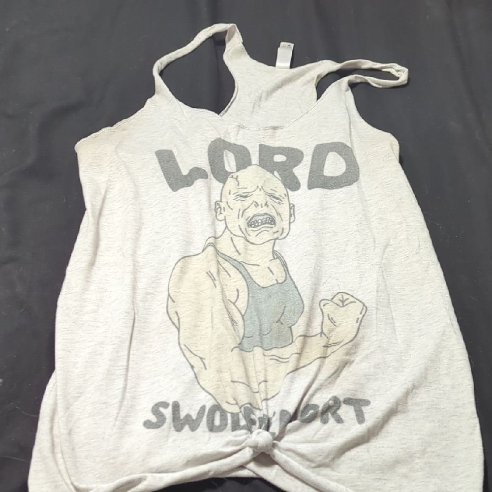 Graphic Tank Top with Cartoon Print